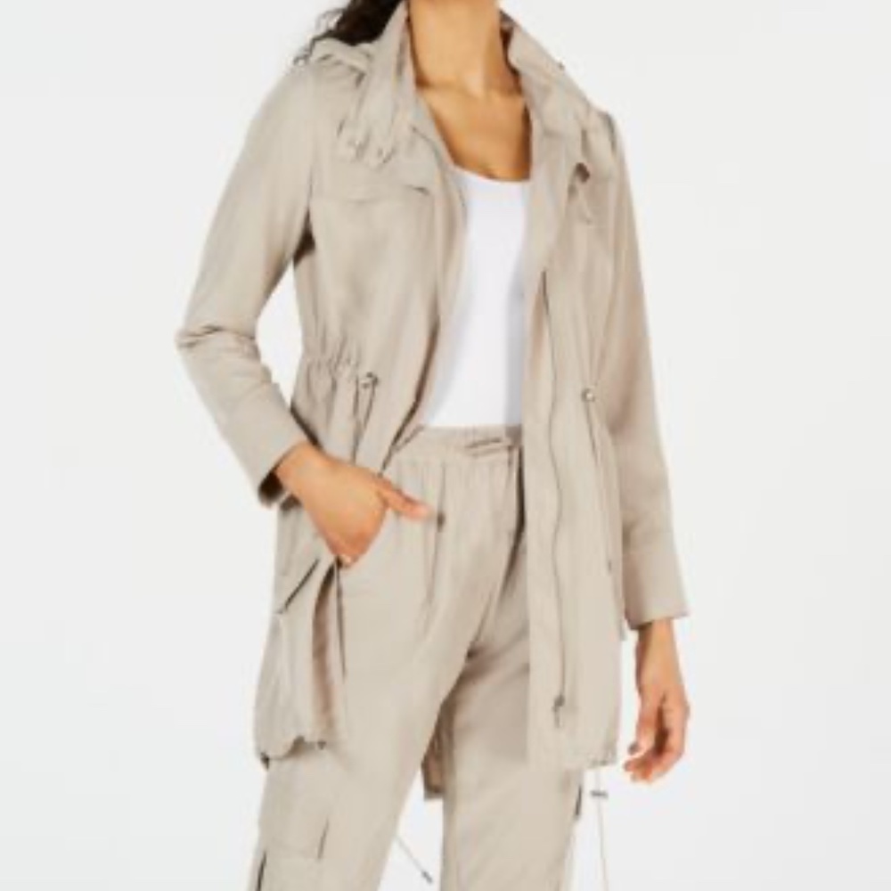 Elie Tahari Daria Soft Utility Trench Coat